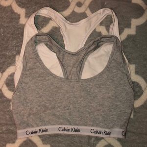 2 Calvin Klein Bralettes Size:Small
